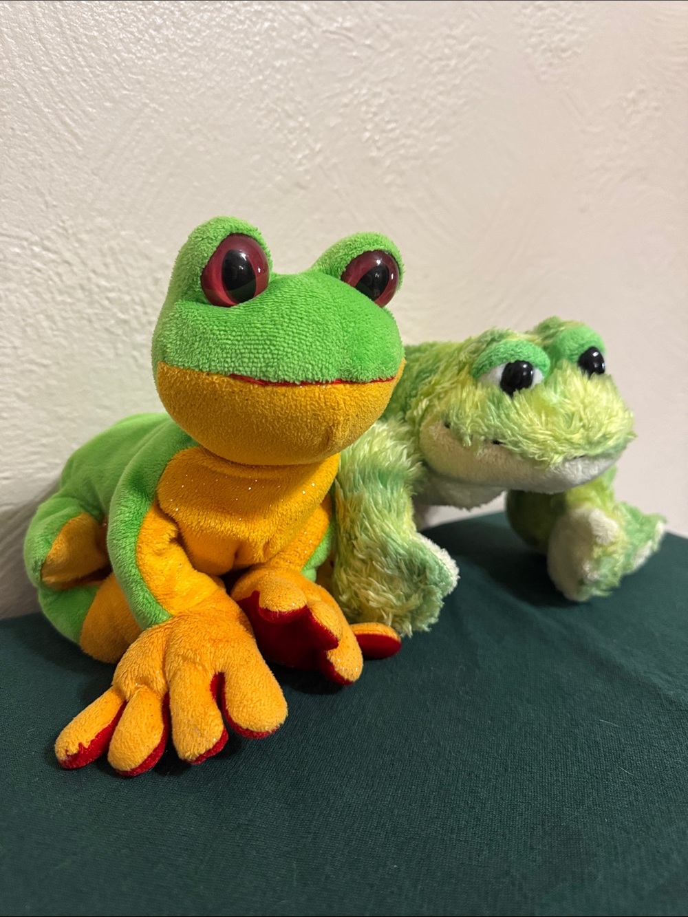 GANZ Green and Yellow Plush Frog Duo - Picture 2 of 13